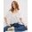 GAP Топ с къс ръкав GAP GAP | Byal | ЖЕНИ | XXS