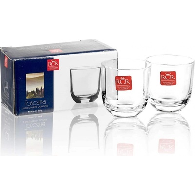 RCR crystal Toscana panák 2 x 80 ml
