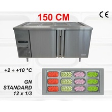 Technologiss Pizza chladiaci stôl saladeta 150 cm