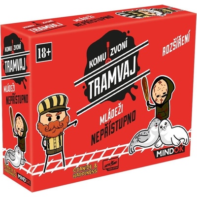 Mindok Komu zvoní tramvaj Mládeži nepřístupno