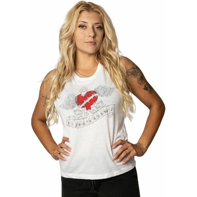 Metal Mulisha SACRED HEART MUSCLE černá – Zboží Dáma