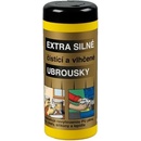 DEN BRAVEN Extra silné čistící a vlhčené ubrousky 80 útržků 20 X 30 cm