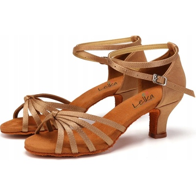 Lelka taneční boty na latino W217 světle hnědá – Hledejceny.cz