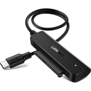 UGREEN USB адаптер кабел Ugreen "CM321" USB Type-C (T) към S-ATA (M) 50см адаптер USB Type-C към HDD S-ATA 2.5" черен "70610" - 6957303 (70610)