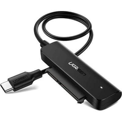 UGREEN USB адаптер кабел Ugreen "CM321" USB Type-C (T) към S-ATA (M) 50см адаптер USB Type-C към HDD S-ATA 2.5" черен "70610" - 6957303 (70610)