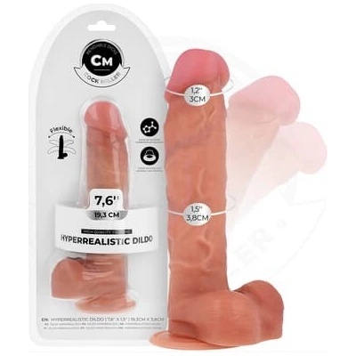 COCK MILLER HYPERREALISTICKÉ OHYBATEĽNÉ DILDO 19,3 CM