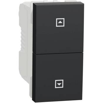 Schneider Electric SE Бутон за щори 1 мод. цвят Антрацит Unica - NU310754SC (NU310754SC)