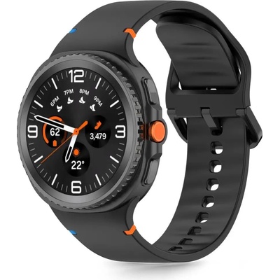 Tech-Protect Силиконова каишка Tech-Protect за Samsung Galaxy Watch 40/44/46 мм - черна (5906302331109)