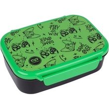 Patio Box na svačinu s přihrádkami Game Over Gradient Green 632617