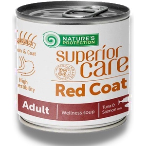Nature's Protection Wellness Soup for Red Coat Dogs With Tuna & Salmon 140ml