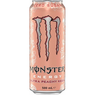 Monster Energy Ultra Peach Keen 0,5 l