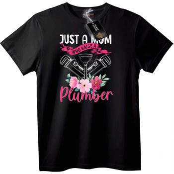 NOONEBRAND Тениска Майка на водопроводчик - M, White