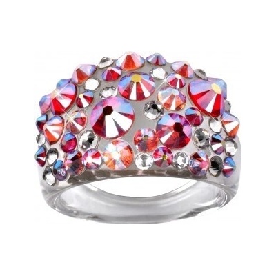 Prsten LEVIEN BY SWAROVSKI Bubble FIRE GLACIER RBB63FIG