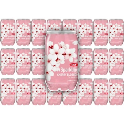 OKF Sparkling Cherry Blossom Drink 24 x 350 ml