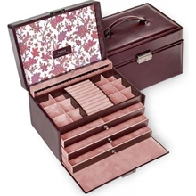 Sacher Jasmin Leather Florage vínová
