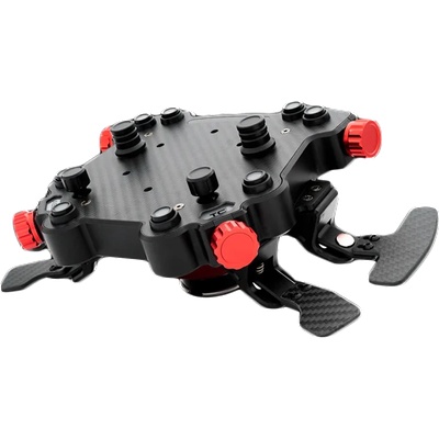 GT1 Round Steering Wheel with GT Pro Hub(K)| Shifter & Clutch Paddles, Leather, QR70 Included. S207 (GTPRO-R(K)(LEATHER))