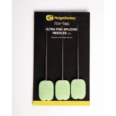 RidgeMonkey Jehla RM-Tec Ultra Fine Splicing Needles 3 ks