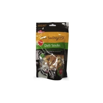 Pet Interest Deli Chewsticks with Chicken - Лакомство за кучета, вкусни пръчици волска кожа увити с пилешко месо, 100 гр
