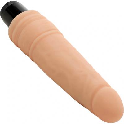 Sensual Vibrační Dildo 19 cm béžový