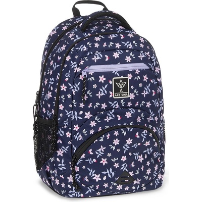 Ars Una Ергономична раница ARS UNA 27L Navy Bloom 55835619 (55835619)