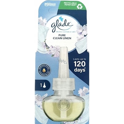 Glade Electric Pure Clean Linen náplň do osvěžovače vzduchu, 20 ml