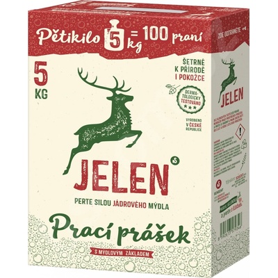 JELEN Mydlový prášok 5 kg (100 pranie)
