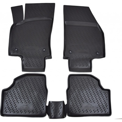 Koberce gumové J&J Automotive Opel Astra H 2004 - 2009 hatchback se zvýšeným okrajem – Zboží Mobilmania