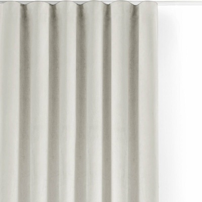Krémový zamatový dimout záves 200x250 cm Velto – Filumi