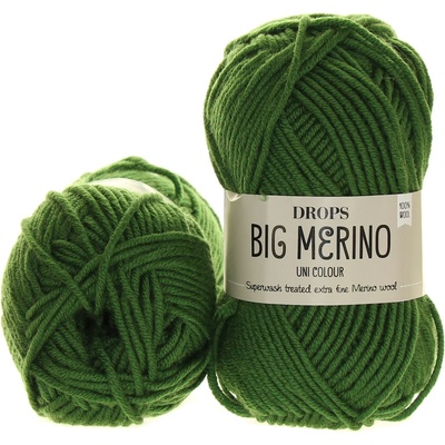Drops Big Merino 14 zelená