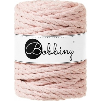 Bobbiny 3PLY Macramé Rope 9 mm 30 m Pastel Pink юта (TL-E014)