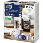 Tork Fit двуслойни хартиени салфетки 21.3x16.5 бели за диспенсър N14 - 1 опаковка