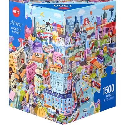 Heye Пъзел Heye от 1500 части - Добрата стара Европа (30120)