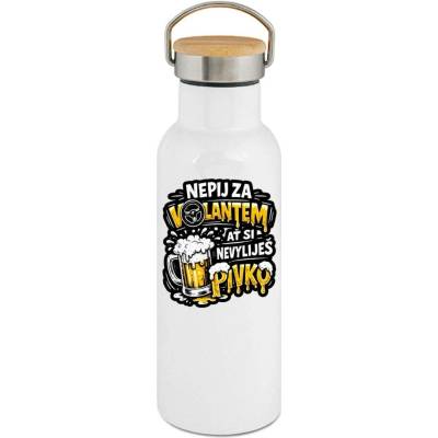 123TRIKO termoska Nepij za volantem 500 ml vtipné