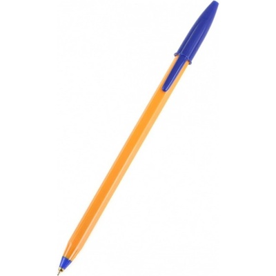 BIC Химикалка BIC Orange Fine, син цвят на писане, 0.8 mm, оранжева, продава се в опаковка от 20 бр