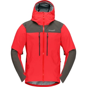 Norrøna Мъжко водоустойчиво яке Norrøna Trollveggen GORE-TEX Pro Light Jacket Waterproof jacket - Flame Scarlet (002-3694-0311)