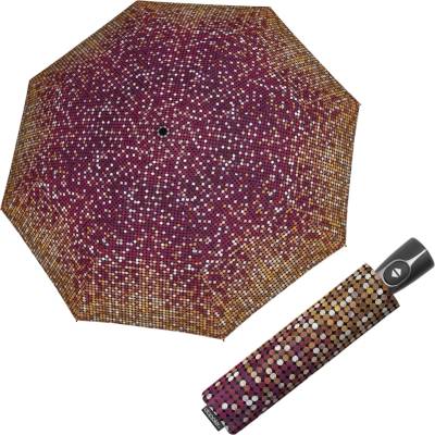 Doppler Magic Fiber Twinkle Berry dámsky plne automatický dáždnik