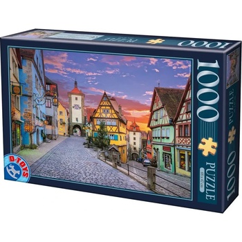 D-Toys - Puzzle Old Town, Rottenburg, Germany - 1 000 piese