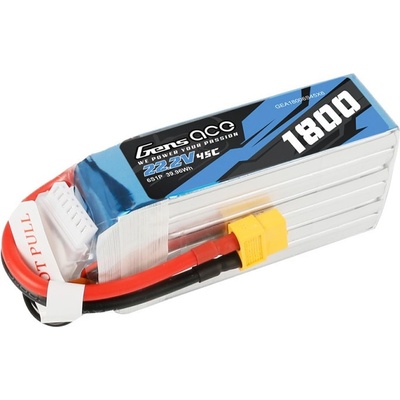Gens ACE LiPo 6S 6S1P 45C XT60 Plug 22,2V 1800 mAh