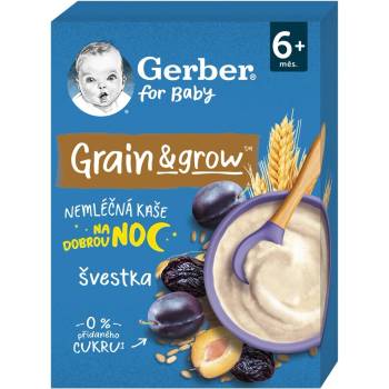 Gerber bezmliečna kaša pšenično-ovsená slivka 200 g