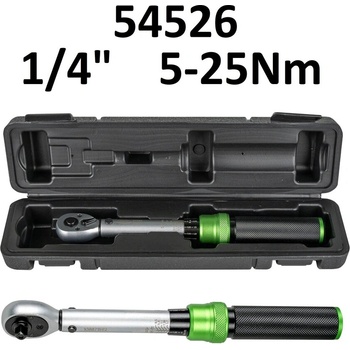 JBM Динамометричен ключ 1/4" , 5 - 25 Nm ; JBM 54526