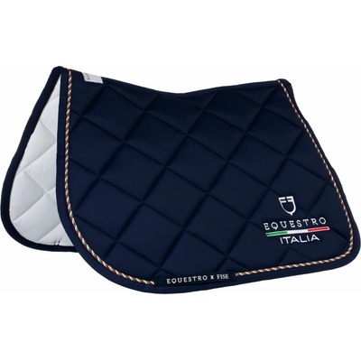 Equestro Plstenka X FISE s farebným lemom navy