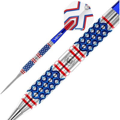 Sada steel šípok Winmau Epix 22g, 90% wolfram