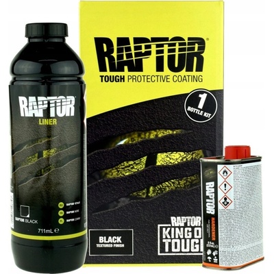 RAPTOR čierny tvrdý ochranný náter SET cierny 0,95L