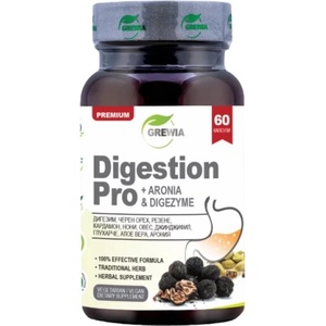 Grewia Digestion Pro + Aronia & Dygezyme [60 капсули]