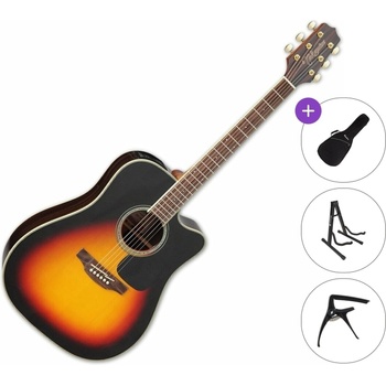 Takamine GD51CE Standard SET Brown Sunburst Електро-акустична китара Дреднаут