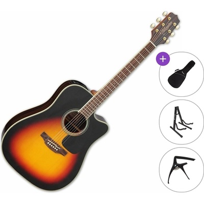 Takamine GD51CE Standard SET Brown Sunburst Електро-акустична китара Дреднаут