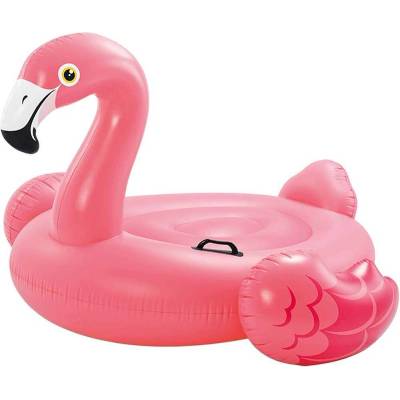 Intex Дюшек надуваем, 142x137x97 см, INTEX 57558NP Pink Flamingo Ride-On (57558NP)