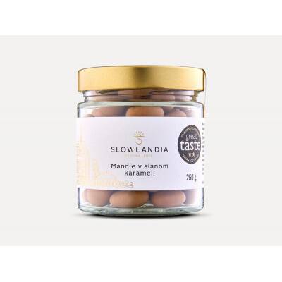 Slowlandia Mandle ve slaném karamelu 250 g