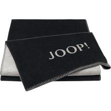 Biederlack JOOP! Melange Doubleface Anthrazit-Silber pléd 150x200