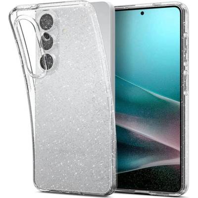 Spigen Блестящ Калъф за Samsung S26 Plus, Spigen Liquid Crystal Glitter Quartz Case, Прозрачен (ACS10703)